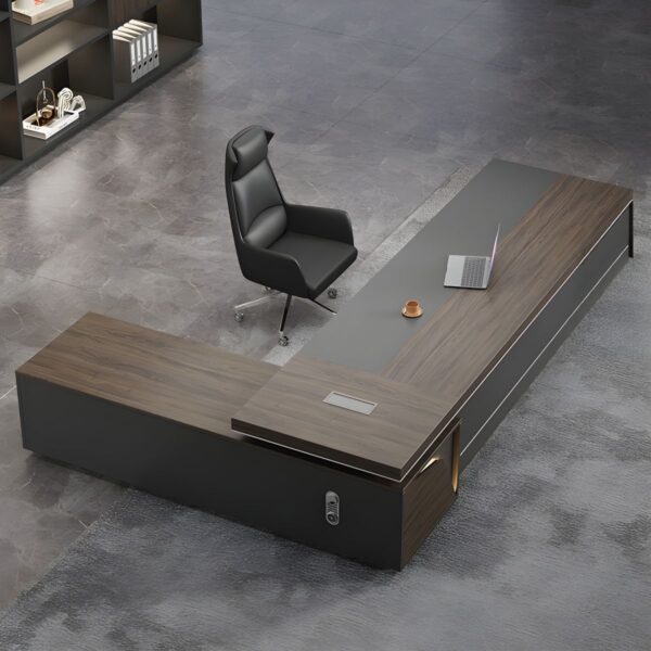 1800mm Executive Office L-Table - Image 5