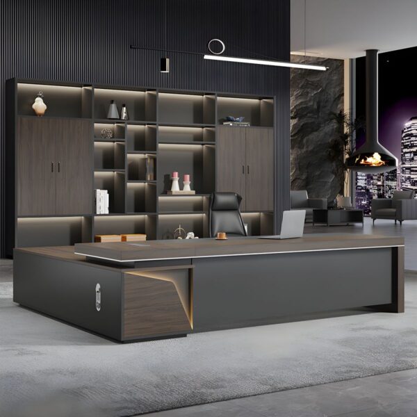 1800mm Executive Office L-Table - Image 4