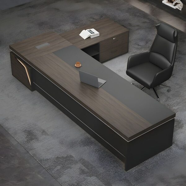 1800mm Executive Office L-Table - Image 3