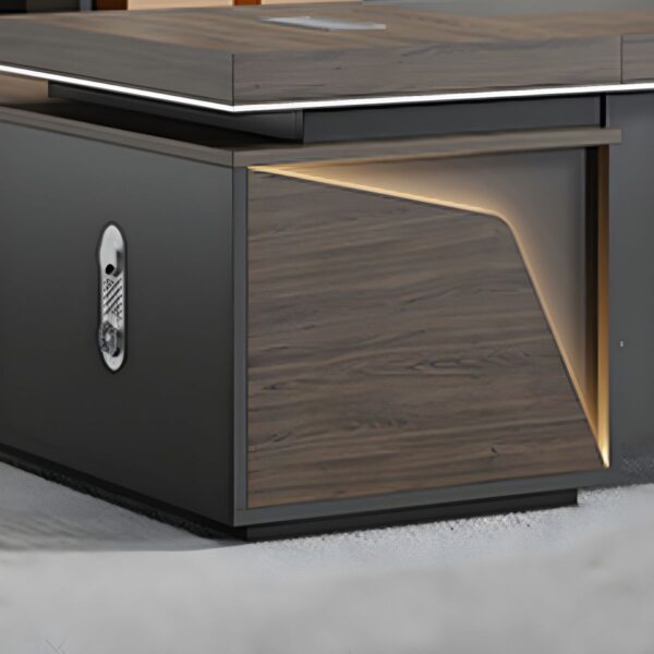 1800mm Executive Office L-Table - Image 8