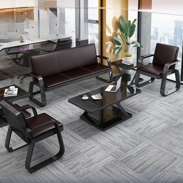 Where Comfort Meets Corporate Elegance Upgrade your reception area or office waiting room with our sleek and spacious 5-Seater Office Waiting Sofa. Designed to balance modern aesthetics with exceptional comfort, this sofa creates a welcoming environment that leaves a lasting impression on clients, visitors, and employees alike. Whether you're furnishing a corporate lobby, clinic reception, coworking lounge, or hospitality venue, this sofa delivers the right blend of functionality and style. Elegant Design for Modern Workspaces Crafted with clean lines and a minimalist design, this 5-seater sofa seamlessly integrates into contemporary office interiors. The sophisticated silhouette enhances the professional atmosphere while offering ample seating space without feeling bulky or cluttered. Available in a range of neutral and custom upholstery options, the sofa can be tailored to complement your office's color palette and décor. Premium Comfort and Support Designed for extended seating, each cushion of the 5-seater sofa is generously padded with high-density foam to provide superior comfort. The ergonomically angled backrests ensure relaxed posture support, making it ideal for long waiting periods without compromising on comfort. The seat height and depth are optimized to suit a wide demographic, offering universal appeal for both casual and formal settings. Durable Construction Built to Last Constructed with a solid hardwood frame and reinforced joints, this waiting sofa is built for high-traffic areas. The stain-resistant, commercial-grade upholstery ensures longevity and easy maintenance, while heavy-duty legs provide stability and strength. This sofa is designed to withstand daily wear and tear while retaining its shape, support, and visual appeal over time. Key Features: ✅ 5-Person Capacity – Spacious enough to accommodate groups without overcrowding. ✅ High-Density Foam Cushions – For long-lasting comfort and shape retention. ✅ Solid Wood Frame – Durable and robust for commercial environments. ✅ Stain-Resistant Upholstery – Easy to clean and maintain in busy spaces. ✅ Modern Aesthetic – Complements contemporary office designs. ✅ Non-Slip Feet Pads – Protects floors and ensures stability. Perfect For: Corporate Offices Reception Areas Healthcare Waiting Rooms Educational Institutions Hotel and Hospitality Lounges Coworking Spaces Invest in Comfort and Professionalism A well-designed waiting area reflects your brand's professionalism and commitment to quality. The Office 5-Seater Waiting Sofa not only provides comfort but also reinforces a welcoming and organized workspace environment. Order now to transform your office space into a stylish and comfortable experience for every visitor.