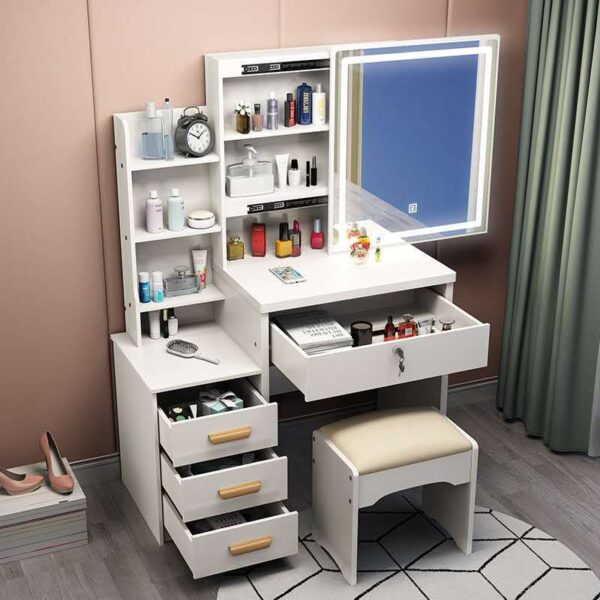 modern vanity dressing table, vanity table with mirror, dressing table for bedroom, modern makeup vanity, sleek dressing table, contemporary vanity table, vanity table with drawers, minimalist dressing table, modern bedroom vanity, white vanity table, wooden vanity dressing table, makeup station table, stylish vanity table, elegant dressing table, dressing table with storage, compact vanity table, mirrored dressing table, vanity with stool, dressing table with LED mirror, vanity makeup table, dressing table with lights, space-saving vanity table, modern dresser with mirror, small vanity table, Scandinavian vanity table, luxury dressing table, modern vanity with shelves, vanity desk for bedroom, beauty table with mirror, acrylic dressing table, glossy vanity table, modern makeup station, modern table for makeup, vanity with glass top, drawer vanity table, slim vanity dressing table, multifunctional vanity table, black modern vanity table, fashion dressing table, modular vanity table, trendy vanity dressing table, dressing table for small spaces, makeup vanity desk, vanity with cushioned stool, LED mirror dressing table, vanity table set, aesthetic vanity table, elegant vanity with drawers, modern wood vanity table, ultra-modern makeup table, vanity cabinet with mirror, vanity with organizer drawers, dressing desk modern style, mirror table for makeup, space-efficient dressing table, bedroom vanity with storage, modern mirrored vanity table, designer vanity table, modern vanity with lights, floating vanity dressing table, free-standing vanity table, contemporary makeup desk, makeup storage vanity, vanity table for daily use, bedroom corner vanity table, glossy white vanity table, chic dressing table, dressing table with modern design, modern acrylic vanity, vanity for makeup lovers, built-in mirror dressing table, minimalist makeup desk, dressing table with hidden storage, vanity unit modern style, LED lit vanity table, modern vanity with mirror and drawers, compact makeup vanity, vanity with jewelry organizer, wooden dressing table modern, contemporary vanity station, modern storage vanity, dressing table with bench, modern beauty station, integrated light vanity table, modern makeup area furniture, fashion-forward vanity table, minimalist dressing vanity, vanity table with built-in lights, wall-mounted dressing table, slim makeup vanity, small bedroom vanity, stylish makeup station, vanity table modern design, luxury vanity table with storage, futuristic vanity desk, vanity with glass drawers, makeup desk with mirror and lights, dressing table with sleek finish, space-saving beauty table, modern wood grain vanity, modern vanity with side storage, soft-close drawers vanity, customizable vanity table, decorative dressing table, makeup corner desk, modern glam vanity table, vanity station for bedroom, mirrored drawers vanity, makeup desk with LED lights, compact dresser table, modern tall vanity, space-efficient makeup table, luxury finish vanity table, contemporary cosmetic table, vanity with crystal knobs, smart mirror dressing table, multi-drawer vanity unit, foldable mirror vanity table, adjustable mirror vanity, dressing table with tech features, plug-in vanity table, modern makeup workstation, furniture vanity table, small room vanity solution, minimalist furniture vanity, modular dresser with mirror, streamlined vanity unit, classy dressing table, glam vanity station, decorative bedroom vanity, vanity unit with compartments, makeup desk organizer table, sleek corner vanity, European style vanity, urban style dressing table, minimalist home vanity, luxury beauty corner, trendy dresser table, high-end vanity furniture, elegant corner makeup desk, dressing unit with mirror, modern table for makeup and beauty, elegant mirrored vanity, glossy dressing table with drawers, slimline vanity table, vanity with built-in mirror lights, Hollywood style vanity table, smart dressing unit, makeup desk minimalist style, modern vanity dresser combo, designer makeup vanity table, soft lighting vanity desk, Scandinavian dressing unit, functional beauty table, luxury vanity desk with lights, premium vanity table design, mirror and drawer vanity table, artistic dressing table, modern beauty desk, vanity station with minimalist look, modular beauty corner, soft tone vanity table, simple design vanity desk, vanity set for modern bedrooms, modern feminine desk, elegant bedroom vanity setup, aesthetic modern dressing table, practical vanity with drawers, built-in drawer vanity desk, vanity with decorative mirror, ergonomic dressing table