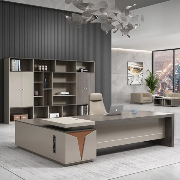 1.6 Meters L-shaped Executive Desk - Image 5