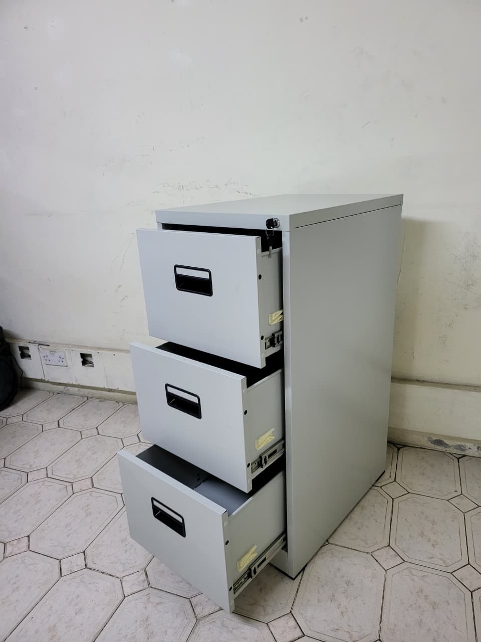 3-drawer steel filing cabinet, steel filing cabinet, 3 drawer filing cabinet, metal filing cabinet, office filing cabinet, steel office cabinet, 3-drawer metal file cabinet, vertical filing cabinet, 3-tier filing cabinet, strong steel filing cabinet, heavy-duty filing cabinet, durable filing cabinet, lockable filing cabinet, lockable 3-drawer cabinet, secure office filing cabinet, document filing cabinet, office storage cabinet, office document organizer, steel document cabinet, office file storage, metal file drawer unit, office drawer cabinet, commercial filing cabinet, industrial filing cabinet, office steel cabinet, secure file storage, anti-theft filing cabinet, lock and key filing cabinet, central lock filing cabinet, sturdy steel file cabinet, rust-resistant filing cabinet, powder-coated steel cabinet, anti-rust filing cabinet, anti-scratch filing cabinet, scratch-resistant file cabinet, long-lasting steel cabinet, robust filing cabinet, office record cabinet, paperwork storage cabinet, A4 filing cabinet, letter-size filing cabinet, legal-size filing cabinet (general), multi-purpose filing cabinet, smooth slide filing cabinet, ball bearing slides cabinet, heavy-duty drawer slides cabinet, quiet drawer file cabinet, smooth opening filing cabinet, office archive cabinet, business filing cabinet, corporate filing cabinet, administrative filing cabinet, office supply cabinet, workplace filing cabinet, workstation file cabinet, under-desk filing cabinet (general), free-standing filing cabinet, standalone filing cabinet, office storage solution, space-saving filing cabinet, compact 3-drawer cabinet, vertical office document cabinet, tall filing cabinet, slim filing cabinet, narrow filing cabinet, modern steel filing cabinet, contemporary filing cabinet, minimalist metal filing cabinet, sleek office filing cabinet, stylish steel file cabinet, office decor filing cabinet, professional filing cabinet, executive filing cabinet, director office filing cabinet, staff office storage cabinet, reception office filing cabinet, front office filing cabinet, office management cabinet, efficient file storage cabinet, organized office cabinet, clutter-free office filing cabinet, workplace organization cabinet, file sorting cabinet, drawer-based office cabinet, high-capacity filing cabinet, high-volume file storage, large capacity steel cabinet, office classification cabinet, document archives cabinet, safe file cabinet, anti-tip filing cabinet, stable steel filing cabinet, balanced file cabinet, reinforced steel filing cabinet, metal office drawer chest, steel chest of drawers office, file drawer storage unit, three drawer office cabinet, office steel drawer organizer, filing unit steel, office metal storage system, building records cabinet, HR filing cabinet, finance office filing cabinet, accounting file cabinet, legal document cabinet, medical file cabinet (general), hospital filing cabinet, school filing cabinet, library filing cabinet, government filing cabinet, bank filing cabinet, institutional steel filing cabinet, enterprise filing cabinet, office cabinet for archives, business storage drawers, metal office drawers, metal filing system, durable lockable cabinet, 3-tier metal chest, steel storage drawers, heavy-duty office storage, anti-bend drawer cabinet, reinforced drawer cabinet, strong drawer construction cabinet, office filing drawers, deep filing drawers, thick steel office cabinet, cold-rolled steel filing cabinet, high-quality steel cabinet, premium steel filing cabinet, corrosion-resistant file cabinet, chemical-resistant file cabinet (general), water-resistant filing cabinet, fire-resistant filing cabinet (general), fireproof filing cabinet (general), theft-resistant file cabinet, safety file cabinet, compliance filing cabinet, legal compliance storage, office document preservation cabinet, document safety cabinet, professional-grade filing cabinet, commercial-grade filing cabinet, contract-grade file cabinet, office furniture filing cabinet, office steel furniture, metal workspace cabinet, office compartment cabinet, multi-drawer filing cabinet, secure document organizer, drawer lock file cabinet, central locking mechanism, dual lock file cabinet (general), privacy-protecting filing cabinet, confidential document cabinet, security filing cabinet, tamper-resistant filing cabinet, office protection storage, anti-tilt mechanism cabinet, stable drawers cabinet, smooth drawer track cabinet, advanced slide technology cabinet, ergonomic filing cabinet, user-friendly filing cabinet, easy-open file drawers, soft-close drawer cabinet (general), office safety storage, compliant workplace furniture, archival storage cabinet, file retention cabinet, categorized filing cabinet, labeled drawers file cabinet, office workflow cabinet, productivity-enhancing cabinet, document access cabinet, efficient office filing, quick access file storage, easy-retrieval filing cabinet, office data cabinet, portfolio filing cabinet, employee file storage, records management cabinet, business documents cabinet, warehouse filing cabinet, factory office file cabinet, office utilities cabinet, multi-use office filing, all-purpose filing cabinet, universal document cabinet, modern office storage solution, essential office storage, classic steel filing cabinet, timeless office filing cabinet, traditional metal file cabinet, modern industrial filing cabinet, rugged steel filing cabinet, metallic finish file cabinet, grey steel filing cabinet, black filing cabinet, white steel file cabinet, beige filing cabinet, graphite steel cabinet (general), powder-finish filing cabinet, matte finish office cabinet, glossy finish metal cabinet, textured steel filing cabinet, easy-clean filing cabinet, maintenance-free steel cabinet, wipeable office cabinet, stain-resistant filing cabinet, scratch-proof metal cabinet, dent-resistant file cabinet, tough office filing cabinet, field-proven steel cabinet, top-rated filing cabinet, best-selling office cabinet, high-demand office filing cabinet, widely used filing cabinet, reliable steel cabinet, dependable file storage, trusted office storage cabinet, workforce file cabinet, firm office filing solution, strong commercial storage cabinet, quality-focused steel cabinet, 3-drawer pedestal cabinet (general), workstation companion cabinet, office table side cabinet, accompanying office storage, office drawer extension, under table file cabinet (general), supplementary office storage, mobile office filing cabinet (general), stationary steel filing cabinet, fixed steel cabinet, permanent office filing storage, installation-free steel cabinet, simple setup filing cabinet, ready-to-use office cabinet, efficient space manager, vertical documents storage, top-to-bottom filing cabinet, sorted paperwork cabinet, multi-layer storage drawers, ergonomic height filing cabinet, tall vertical steel drawers, deep office drawers, wide-opening file drawers, indexed filing cabinet, categorized document drawers, labeled documents storage, professional filing solution, commercial filing solution, office interior cabinet, office room steel furniture, premium workplace filing, enterprise-level document storage, robust organizational cabinet, heavy-gauge steel filing cabinet, industrial steel filing cabinet, professional steel drawer unit, office metal case, business archive cabinet, business-grade steel drawers, stable steel office unit, office paper storage, office filing needs solution, facility filing cabinet, efficient corporate storage, long-term document storage, secure records management cabinet, workplace steel drawer cabinet, office clerical cabinet, office administration cabinet, office task storage cabinet, dynamic office filing system, streamlined office storage, clutter management office cabinet, organized workspace file cabinet, productivity office cabinet, modern business filing unit, professional office drawer cabinet, and 3-drawer steel filing cabinet.