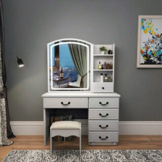 vanity makeup table, vanity make up table, makeup vanity table, dressing table vanity, vanity dressing table, bedroom vanity table, modern vanity makeup table, wooden vanity table, white vanity makeup table, mirror vanity table, vanity table with mirror, LED vanity table, lighted vanity makeup table, vanity table with lights, dressing table with mirror, makeup table with drawers, vanity table with storage, compact vanity table, small vanity makeup table, large vanity dressing table, luxury vanity table, premium vanity makeup table, stylish vanity table, elegant makeup vanity, contemporary vanity table, minimalist vanity table, modern bedroom vanity furniture, makeup station table, beauty makeup table, cosmetic vanity table, grooming table vanity, dressing room vanity table, salon style vanity table, Hollywood vanity table, Hollywood mirror vanity, illuminated vanity mirror table, adjustable mirror vanity table, foldable vanity table, space saving vanity table, corner vanity table, floating vanity table, wall mounted vanity table, freestanding vanity table, ergonomic vanity table, comfortable makeup station, makeup organizer table, beauty storage vanity, drawer vanity table, multi drawer makeup table, vanity desk with storage, vanity desk with drawers, vanity table with stool, makeup table with stool, dressing table set, vanity furniture set, bedroom furniture vanity, home vanity makeup table, modern bedroom furniture vanity, luxury bedroom vanity set, chic vanity table, stylish makeup station, elegant dressing table set, premium bedroom vanity, high quality vanity table, durable vanity table, sturdy makeup table, long lasting vanity furniture, functional vanity table, practical makeup table, versatile vanity table, cosmetic storage furniture, makeup organization table, beauty station furniture, personal grooming vanity, self care vanity table, daily makeup table, professional makeup vanity, influencer vanity table, aesthetic vanity table, Instagram vanity setup, modern beauty station, skincare vanity table, cosmetic display table, jewelry vanity table, perfume display vanity, organizer vanity table, clean design vanity table, sleek vanity furniture, minimalist makeup station, Scandinavian vanity table, luxury makeup station, high end vanity table, affordable vanity table, budget makeup table, compact bedroom furniture vanity, space efficient vanity table, small room vanity table, apartment vanity table, studio vanity table, master bedroom vanity table, guest room vanity table, girls vanity table, women vanity table, teen vanity table, kids vanity table, modern home vanity furniture, interior design vanity table, bedroom decor vanity, stylish home furniture vanity, contemporary bedroom decor vanity, vanity table for makeup routine, vanity table for beauty routine, vanity table for skincare routine, vanity table for daily grooming, vanity table for professional use, vanity table for home use, vanity table for salon use, vanity table for personal use, vanity table for modern interiors, vanity table for elegant rooms, vanity table for luxury interiors, vanity table for organized space, vanity table for clean setup