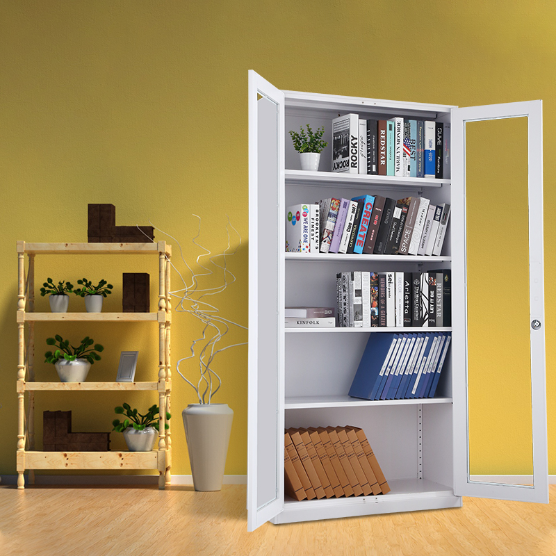 Modern, Secure & Professional Storage Enhance your office organization with the 2-Door Glass Front Filing Cabinet, a perfect blend of visibility, security, and modern design. Ideal for offices, reception areas, and workspaces, this cabinet allows you to store and display files while maintaining a clean and professional environment. 🌟 Clear Glass Front for Easy Visibility The transparent glass doors make it easy to quickly locate files, documents, and office supplies without opening the cabinet—saving time and improving efficiency. 👀 Full glass front for quick content visibility 📂 Easily identify files and folders 🧾 Ideal for display and storage Glass-front cabinets help maintain a neat, organized look while improving accessibility in busy offices. 📦 Spacious Interior with Adjustable Shelves Designed for flexibility, this cabinet includes multiple adjustable shelves to accommodate files, binders, books, and office supplies of various sizes. 📚 Adjustable shelving for customized storage 🗂️ Suitable for A4 files, folders, and office items 🧩 Maximizes vertical storage space Adjustable interiors allow efficient organization and better space utilization. 🔒 Secure & Lockable Design Keep confidential documents safe with a reliable locking system that secures both doors. Perfect for offices handling sensitive information. 🔐 Lockable double doors for security 🛡️ Protects important files and valuables 🗝️ Ideal for shared office environments Most glass filing cabinets include locks to ensure document safety and privacy. 💪 Durable Metal Construction Built with a strong steel or metallic frame, this cabinet is designed for long-term use in busy office environments while maintaining a sleek, modern appearance. 💪 Heavy-duty metal body for durability 🛡️ Scratch-resistant powder-coated finish 🧱 Stable structure for daily use High-quality metal construction ensures durability and resistance to wear over time. 🏢 Sleek & Space-Saving Design With its tall, vertical structure, this cabinet offers maximum storage without taking up too much floor space—perfect for modern offices. 📏 Compact footprint with tall storage capacity 🎨 Professional modern finish (grey, black, etc.) 🪑 Fits easily in offices, corridors, or corners Typical dimensions (approx.): 180cm height × 90cm width × 40–45cm depth. ✨ Key Features 🚪 2 Glass Doors – Clear visibility of contents 📂 Spacious Interior – Organize files and supplies 📚 Adjustable Shelves – Flexible storage options 🔐 Lockable System – Secure document storage 💪 Durable Metal Build – Long-lasting performance 🧼 Easy Maintenance – Smooth, clean surface 🏢 Modern Office Design – Professional appearance 🏢 Ideal For Corporate offices and administrative departments Reception and display areas Schools, libraries, and institutions Home offices and study rooms 🚀 Why Choose This Glass Filing Cabinet? The 2-Door Glass Front Filing Cabinet offers the perfect combination of visibility, organization, and security. It helps you maintain a tidy workspace while adding a sleek, modern touch to your office décor. 🛒 Upgrade Your Office Storage Choose the 2-Door Glass Front Filing Cabinet for a stylish, secure, and efficient storage solution that keeps your workspace organized and professional.