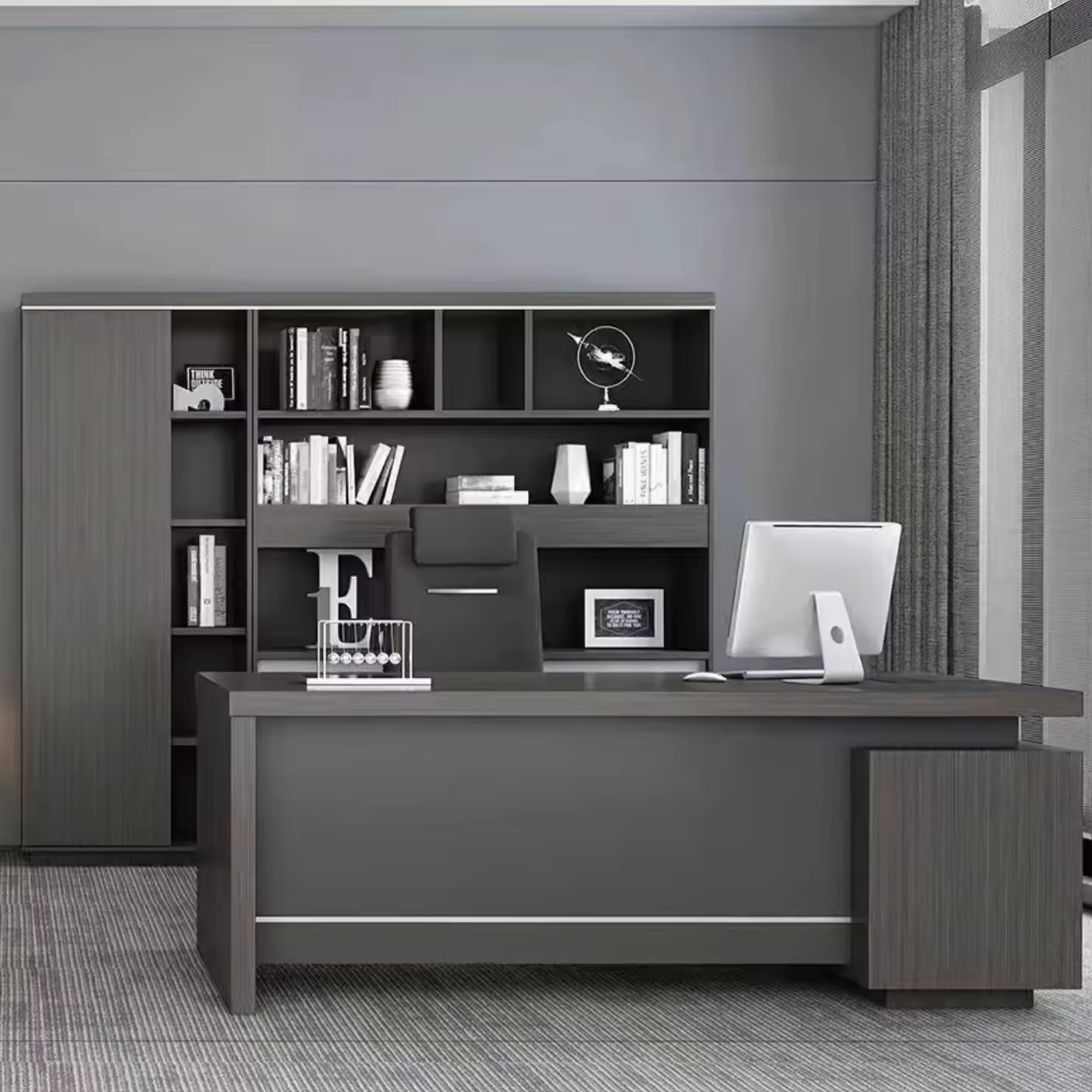 180cm Executive L-shaped Office Desk - Image 2