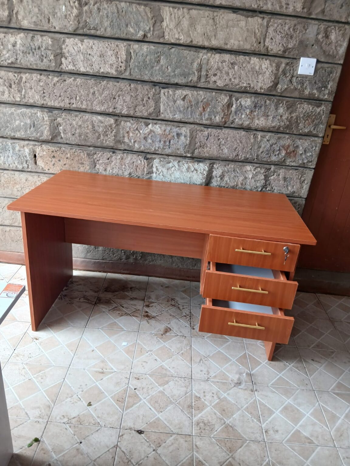 Clerical Office Study Desk with Drawers - Kenya Mart -Furniture Shop in ...