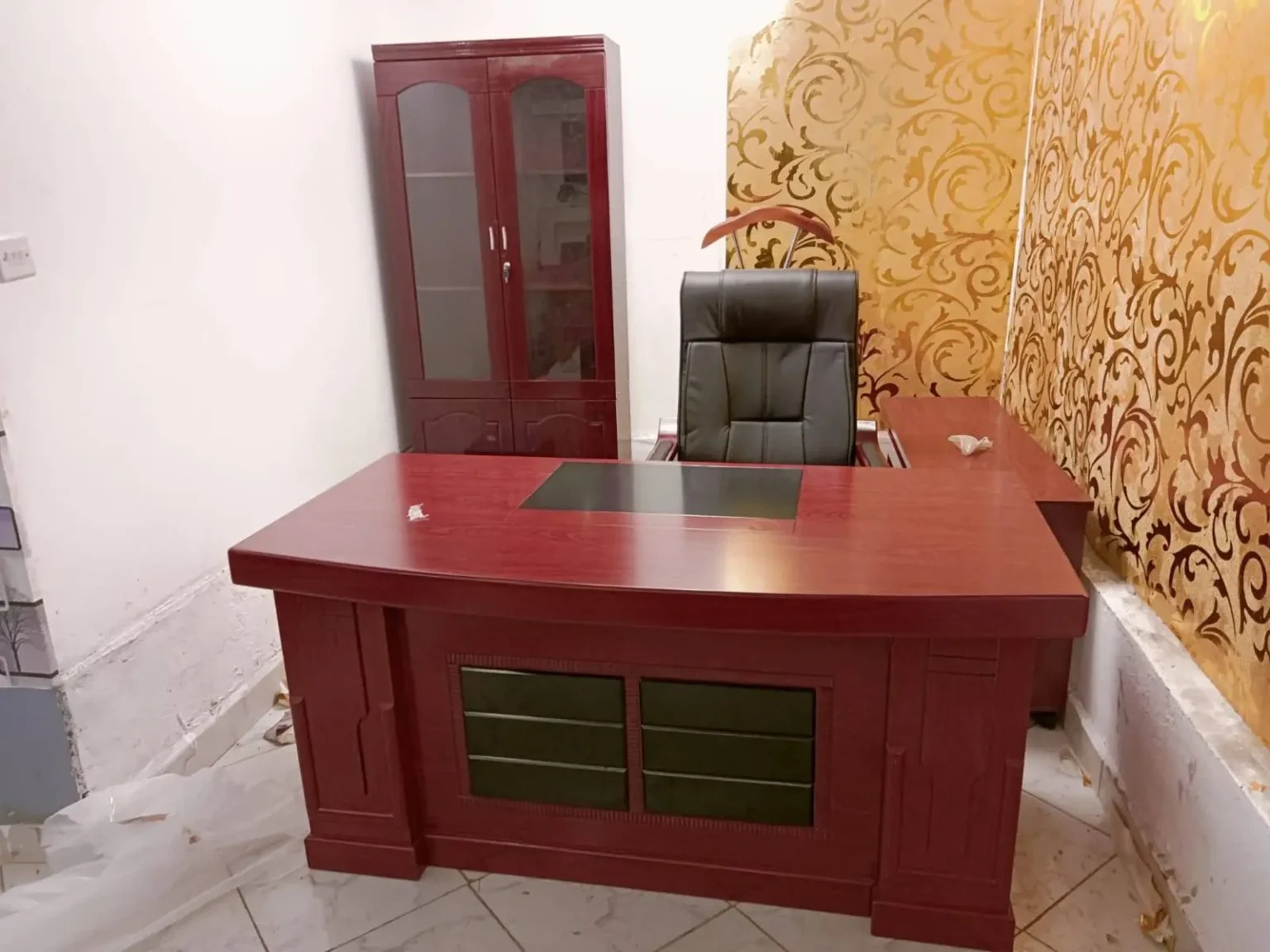 mahogany office desk, solid mahogany desk, luxury wooden desk, premium mahogany workstation, dark wood office table, executive mahogany desk, traditional wooden writing desk, antique style mahogany desk, high-end home office desk, rich mahogany computer desk, classic executive desk, polished mahogany writing table, real wood office furniture, vintage mahogany desk, dark brown wooden desk, luxury study table, master bedroom desk, l-shaped mahogany desk, mahogany desk with drawers, double pedestal mahogany desk, presidential mahogany table, lawyer office desk, corporate ceo desk, hand-crafted wood desk, artisan mahogany furniture, custom wooden office desk, heirloom quality desk, heavy-duty wooden desk, scratch-resistant mahogany table, gloss finish wood desk, matte finish mahogany desk, mid-century modern mahogany desk, rustic mahogany computer table, colonial style office desk, queen anne mahogany desk, leather inlay mahogany desk, brass hardware office desk, lockable drawer wooden desk, file cabinet mahogany desk, large corporate office desk, space-saving mahogany table, compact dark wood desk, minimalist mahogany workstation, upscale home office setup, professional work from home desk, status symbol executive desk, heavy load capacity wood table, thick tabletop mahogany desk, carved wood office desk, timeless design office furniture, sophisticated study desk, elegant writing workstation, premium wood furniture, wholesale executive desks, affordable luxury wood desk, top-rated mahogany desk, commercial grade wooden desk, bifma certified office desk, tech-integrated mahogany table, wire management wood desk, hidden storage office desk, panel base mahogany desk, bow front executive desk, u-shaped mahogany workstation, corner dark wood desk, designer office furniture, bespoke mahogany table, private office centerpiece, showroom quality desk, rich grain wooden table