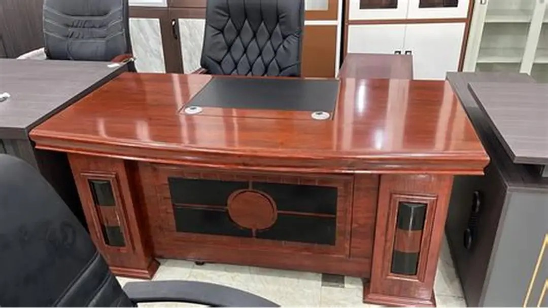 mahogany office desk, solid mahogany desk, luxury wooden desk, premium mahogany workstation, dark wood office table, executive mahogany desk, traditional wooden writing desk, antique style mahogany desk, high-end home office desk, rich mahogany computer desk, classic executive desk, polished mahogany writing table, real wood office furniture, vintage mahogany desk, dark brown wooden desk, luxury study table, master bedroom desk, l-shaped mahogany desk, mahogany desk with drawers, double pedestal mahogany desk, presidential mahogany table, lawyer office desk, corporate ceo desk, hand-crafted wood desk, artisan mahogany furniture, custom wooden office desk, heirloom quality desk, heavy-duty wooden desk, scratch-resistant mahogany table, gloss finish wood desk, matte finish mahogany desk, mid-century modern mahogany desk, rustic mahogany computer table, colonial style office desk, queen anne mahogany desk, leather inlay mahogany desk, brass hardware office desk, lockable drawer wooden desk, file cabinet mahogany desk, large corporate office desk, space-saving mahogany table, compact dark wood desk, minimalist mahogany workstation, upscale home office setup, professional work from home desk, status symbol executive desk, heavy load capacity wood table, thick tabletop mahogany desk, carved wood office desk, timeless design office furniture, sophisticated study desk, elegant writing workstation, premium wood furniture, wholesale executive desks, affordable luxury wood desk, top-rated mahogany desk, commercial grade wooden desk, bifma certified office desk, tech-integrated mahogany table, wire management wood desk, hidden storage office desk, panel base mahogany desk, bow front executive desk, u-shaped mahogany workstation, corner dark wood desk, designer office furniture, bespoke mahogany table, private office centerpiece, showroom quality desk, rich grain wooden table