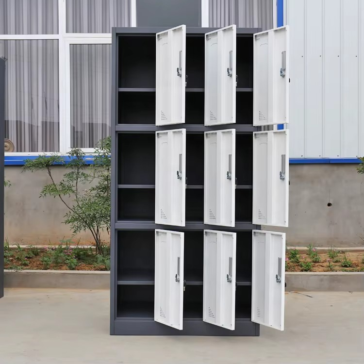 9 Locker Office Filling Cabinet - Image 5