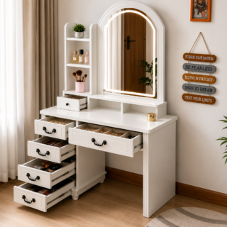 bedroom dressing table, dressing table, vanity table, makeup table, bedroom vanity set, cosmetic table, vanity dresser, bedroom furniture dressing table, modern dressing table, contemporary vanity table, stylish dressing table, elegant dressing table, wooden dressing table, MDF dressing table, engineered wood vanity table, laminate dressing table, mirror dressing table, dressing table with mirror, tri-fold mirror dressing table, LED mirror dressing table, lighted vanity table, makeup vanity desk, dressing table with drawers, storage dressing table, organizer vanity table, bedroom vanity desk, compact dressing table, space saving vanity table, luxury dressing table, premium vanity table, high quality dressing table, durable dressing table, modern bedroom vanity furniture, minimalist dressing table, sleek vanity table, chic dressing table, cosmetic organizer table, makeup storage table, dressing table with stool, vanity set with stool, bedroom set furniture, personal grooming table, beauty station table, makeup station furniture, home dressing table, bedroom makeup desk, personal vanity furniture, bedroom interior furniture, bedroom storage furniture, bedroom cabinet with mirror, dressing table with storage drawers, dressing table with shelves, wall mounted dressing table, floating vanity table, corner dressing table, small bedroom dressing table, large dressing table set, dressing table with lights, dressing table with LED bulbs, Hollywood style vanity table, salon style dressing table, professional makeup vanity table, modern vanity dresser set, elegant bedroom vanity furniture, stylish makeup table for bedroom, functional dressing table design, organized vanity storage table, premium bedroom dressing table set, contemporary vanity furniture for bedrooms, high end dressing table design, space efficient bedroom vanity table, durable bedroom furniture dressing table, luxury bedroom vanity set with mirror and lights