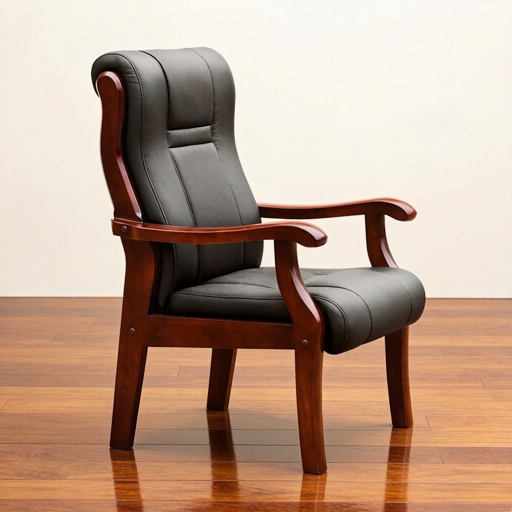 Leather Executive Visitor Chair - Image 3