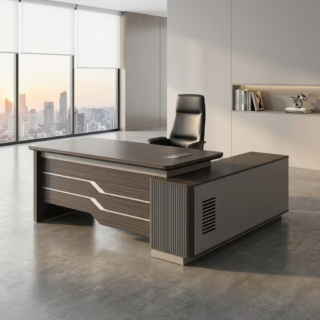 Luxury Workspace for Modern Professionals Transform your office with the 1.8 Meters Imported Executive Office Desk, a premium workstation designed for executives, managers, and professionals who require a spacious, stylish, and highly functional workspace. With its generous 180cm desktop surface, this executive desk provides ample room for computers, documents, office accessories, and daily business activities while creating an impressive professional atmosphere. Moreover, this imported executive desk combines elegant design with superior craftsmanship to enhance modern office interiors. Its large working surface allows better organization and productivity, while the refined finish adds a sophisticated touch to executive offices, boardrooms, and corporate workspaces. The desk’s practical layout supports efficient workflow while maintaining a clean and professional appearance. Additionally, the 1.8 Meters Imported Executive Office Desk features a durable construction designed for long-term office use. Its premium materials, stable structure, and executive styling make it an excellent choice for businesses seeking high-quality office furniture that delivers both performance and visual appeal. ✨ Key Features 🖥️ Spacious 1.8 Meter Desktop Provides an expansive working area for multiple monitors, laptops, documents, and essential office equipment. 💼 Imported Executive Design Features a premium appearance that enhances executive offices, management rooms, and corporate environments. 💪 Durable Premium Construction Built with high-quality materials to ensure strength, stability, and long-lasting daily performance. 📂 Efficient Workspace Organization Offers plenty of room to arrange office essentials while maintaining a neat and productive workspace. ✨ Elegant Professional Finish Adds a luxurious and modern look that complements high-end office interiors. 🏢 Ideal for Executive Offices Perfect for company directors, managers, business owners, and professionals requiring a premium workstation. 📏 Large Functional Work Surface Supports comfortable multitasking with enough space for meetings, paperwork, and technology devices. 🧹 Easy Maintenance Design Features a smooth surface that allows convenient cleaning and keeps the desk looking professional. 📋 Product Specifications 🖥️ Product Type: Imported Executive Office Desk 📏 Size: 1.8 Meters (180cm) 🏗️ Material: Premium Office-Grade Wood / Engineered Board (model dependent) 🎨 Finish: Luxury Executive Finish 💻 Suitable For: Computers, Monitors, Documents, Office Accessories & Meetings 🏢 Applications: Executive Offices, Manager Rooms, Boardrooms, Corporate Workspaces & Home Offices 🌟 Why Choose the 1.8 Meters Imported Executive Office Desk? The 1.8 Meters Imported Executive Office Desk offers the ideal combination of luxury, functionality, and durability. Furthermore, its spacious design helps professionals manage daily tasks more efficiently while creating a powerful executive presence. With its premium appearance and practical workspace, this desk is an excellent investment for businesses looking to build a comfortable and impressive office environment.