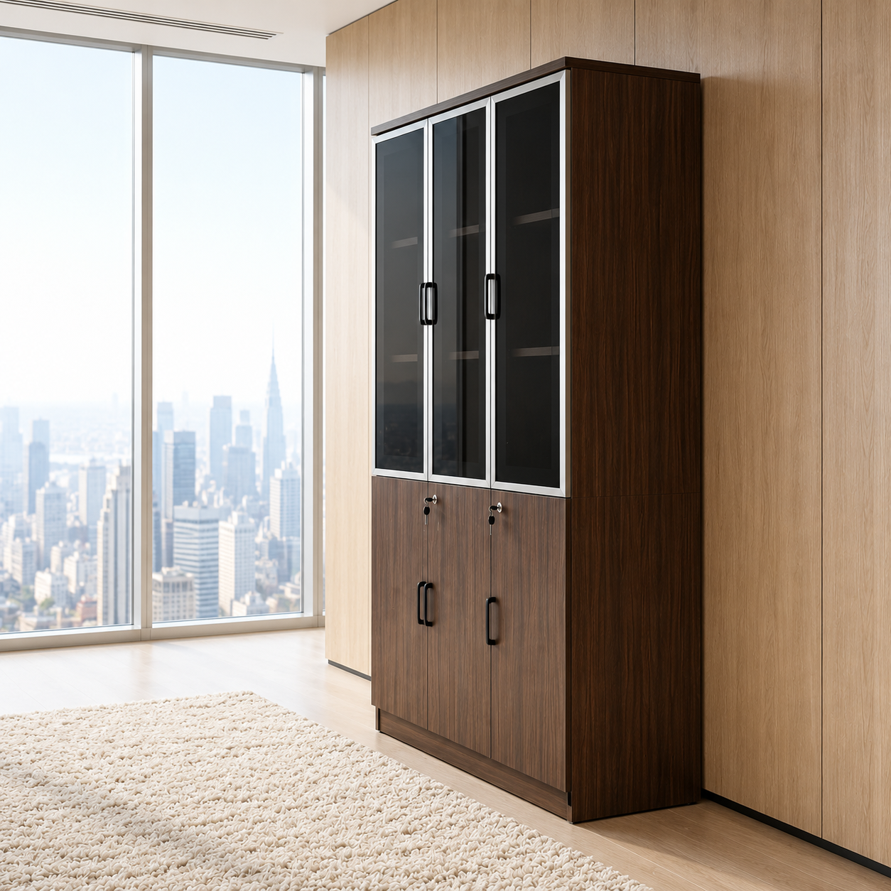 3-door cabinet, three door cabinet, storage cabinet, wooden storage cabinet, metal storage cabinet, steel cabinet, office storage cabinet, home storage cabinet, kitchen storage cabinet, bedroom storage cabinet, living room cabinet, bathroom storage cabinet, modern storage cabinet, contemporary cabinet, minimalist cabinet, multipurpose cabinet, multi purpose storage cabinet, utility cabinet, household storage cabinet, furniture cabinet, organizer cabinet, home organization furniture, office organization cabinet, file storage cabinet, document storage cabinet, lockable cabinet, secure storage cabinet, locking cabinet, display cabinet, enclosed storage cabinet, closed storage cabinet, freestanding cabinet, floor standing cabinet, tall storage cabinet, low storage cabinet, wide cabinet, compact cabinet, space saving cabinet, large storage cabinet, heavy duty cabinet, durable storage cabinet, strong cabinet, reinforced cabinet, engineered wood cabinet, MDF cabinet, laminate cabinet, plywood cabinet, solid wood cabinet, oak cabinet, walnut cabinet, teak cabinet, pine cabinet, beech cabinet, black cabinet, white cabinet, brown cabinet, grey cabinet, modern furniture cabinet, stylish storage cabinet, elegant cabinet, premium cabinet, luxury cabinet, affordable cabinet, budget cabinet, commercial storage cabinet, residential storage cabinet, industrial storage cabinet, corporate cabinet, office furniture, home furniture, kitchen furniture, storage furniture, interior furniture, cabinet with shelves, adjustable shelves cabinet, fixed shelves cabinet, multi shelf cabinet, compartment cabinet, drawer and door cabinet, cabinet with drawers, cupboard cabinet, sideboard cabinet, wardrobe cabinet style, linen cabinet, pantry cabinet, crockery cabinet, utensil storage cabinet, dish storage cabinet, food storage cabinet, stationery cabinet, supply storage cabinet, cleaning supply cabinet, utility room cabinet, garage storage cabinet, workshop cabinet, laundry cabinet, dorm room cabinet, apartment storage cabinet, small space furniture, interior storage solution, smart storage cabinet, organized storage furniture, clutter free storage, tidy home storage, functional furniture, practical storage solution, durable home cabinet, long lasting cabinet, scratch resistant cabinet, moisture resistant cabinet, easy clean cabinet, low maintenance cabinet, anti rust metal cabinet, powder coated cabinet, ventilated cabinet, modern home storage, Scandinavian cabinet, industrial style cabinet, rustic cabinet, farmhouse cabinet, aesthetic storage cabinet, clean design cabinet, premium wood cabinet, engineered furniture cabinet, quality storage furniture, high capacity cabinet, vertical storage cabinet, horizontal cabinet, modular cabinet, customizable cabinet, multi purpose furniture, space optimization furniture, home essentials cabinet, office essentials cabinet, everyday storage cabinet, efficient storage system, storage solution furniture, professional storage cabinet, business storage cabinet, commercial furniture cabinet, institutional storage cabinet, hospital storage cabinet, school storage cabinet, retail storage cabinet, hotel storage cabinet, hospitality furniture cabinet, secure document cabinet, office filing cabinet, office cupboard storage, interior organization cabinet, modern interior furniture, contemporary home furniture, stylish home storage, functional interior design, organized living furniture
