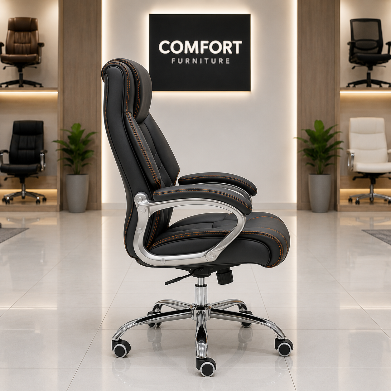 leather high back chair, high back leather chair, executive leather chair, office leather chair, ergonomic high back chair, premium office chair, luxury office chair, swivel leather chair, adjustable office chair, reclining leather chair, padded high back chair, cushioned leather chair, computer desk chair, executive desk chair, managerial office chair, boss chair, CEO chair, modern office chair, contemporary office chair, stylish office chair, ergonomic desk chair, lumbar support chair, back support office chair, headrest office chair, high back swivel chair, leather computer chair, PU leather chair, genuine leather chair, bonded leather chair, black leather chair, brown leather chair, white leather chair, high end office furniture, professional office chair, corporate office chair, home office chair, work from home chair, study chair leather, gaming leather chair, luxury swivel chair, adjustable height chair, tilt mechanism chair, recliner office chair, multi function office chair, ergonomic seating solution, posture support chair, spine support chair, long hour office chair, comfortable office chair, soft padded chair, thick cushion chair, durable office chair, heavy duty office chair, strong base chair, metal frame office chair, chrome base chair, rolling office chair, caster wheel chair, 360 swivel chair, breathable leather chair, stitched leather chair, quilted leather chair, executive ergonomic chair, modern workspace chair, office workstation chair, desk chair leather, conference room chair, boardroom chair, managerial desk chair, professional seating furniture, office interior chair, modern furniture chair, contemporary seating solution, premium desk chair, adjustable armrest chair, padded armrest chair, soft arm support chair, ergonomic backrest chair, high density foam chair, comfort office seating, productivity chair, focus work chair, office upgrade chair, minimalist office chair, industrial office chair, Scandinavian office chair, stylish workspace chair, aesthetic office chair, luxury workspace furniture, home office upgrade chair, computer workstation chair, desk setup chair, modern ergonomic furniture, office comfort solution, premium seating design, executive workspace chair, executive leather seating, professional desk setup chair, office furniture seating, modern business chair, corporate workspace furniture, office productivity chair, comfort focused chair, adjustable recline chair, tension control chair, tilt lock chair, stable office chair, strong wheelbase chair, long lasting office chair, premium quality chair, executive interior chair, luxury desk seating, modern office decor chair, elegant office chair, high back support seating, ergonomic office solution, premium leather seating, workspace comfort chair, office essentials chair, daily use office chair, high comfort chair, executive comfort chair, modern ergonomic seating, office lifestyle chair, business workspace chair