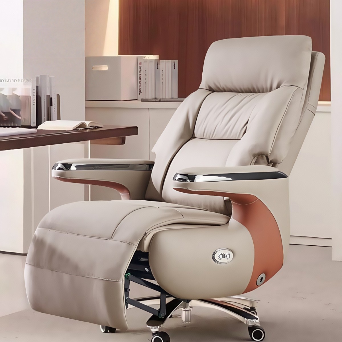 Modern Executive Leather Office Chair - Image 2