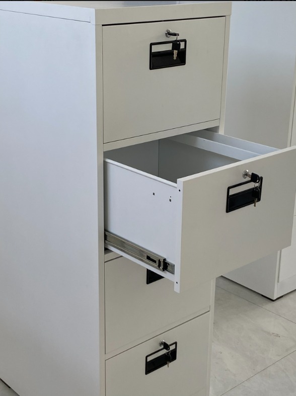 4-drawer cabinet, four drawer cabinet, 4 drawer filing cabinet, office 4-drawer cabinet, metal 4 drawer cabinet, steel 4 drawer cabinet, lockable 4 drawer cabinet, secure 4 drawer cabinet, heavy duty 4 drawer cabinet, durable office cabinet, vertical filing cabinet, 4 drawer storage cabinet, document storage cabinet, office storage cabinet, filing storage cabinet, office filing cabinet, archive cabinet, record storage cabinet, paperwork storage cabinet, office organization cabinet, stationery storage cabinet, office supplies cabinet, A4 file cabinet, legal size file cabinet, hanging file cabinet, multi drawer cabinet, office document cabinet, administrative cabinet, corporate office cabinet, professional office furniture, workplace storage cabinet, business storage cabinet, home office filing cabinet, compact 4 drawer cabinet, tall filing cabinet, vertical storage cabinet, space saving filing cabinet, modern office cabinet, contemporary filing cabinet, minimalist office cabinet, industrial filing cabinet, commercial storage cabinet, powder coated steel cabinet, rust resistant cabinet, scratch resistant cabinet, corrosion resistant cabinet, black 4 drawer cabinet, grey 4 drawer cabinet, white 4 drawer cabinet, blue metal cabinet, wooden 4 drawer cabinet, MDF cabinet, engineered wood cabinet, laminate finish cabinet, key lock filing cabinet, digital lock cabinet, anti theft cabinet, secure document storage cabinet, office security cabinet, smooth glide drawers cabinet, ball bearing drawer cabinet, easy access filing cabinet, organized storage cabinet, professional filing system, office archive storage solution, business document cabinet, managerial office cabinet, executive storage cabinet, administrative storage furniture, office efficiency cabinet, multi purpose storage cabinet, durable workplace furniture, high quality office cabinet, affordable filing cabinet, premium storage cabinet, modern workplace cabinet, functional office storage solution, reliable filing cabinet, sturdy office storage cabinet, corporate filing solution, office furniture storage system