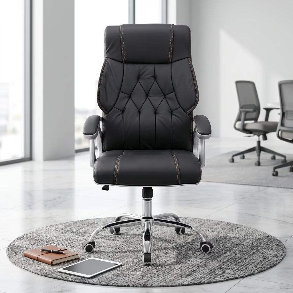 leather office seat, leather office chair, office leather seat, executive leather office seat, premium leather office seat, luxury leather office seat, ergonomic leather office seat, high back leather office seat, mid back leather office seat, low back leather office seat, PU leather office seat, faux leather office seat, genuine leather office seat, bonded leather office seat, padded leather office seat, cushioned leather office seat, comfortable leather office seat, modern leather office seat, contemporary leather office seat, stylish leather office seat, adjustable leather office seat, swivel leather office seat, rolling leather office seat, wheeled leather office seat, 360 swivel leather chair, gas lift leather office seat, tilt mechanism leather office seat, reclining leather office seat, lumbar support leather office seat, headrest leather office seat, adjustable armrest leather seat, ergonomic desk leather chair, office computer leather chair, workstation leather office seat, executive desk leather seat, CEO leather office chair, manager leather office seat, director leather office seat, corporate leather office seat, professional leather office seat, business office leather chair, office seating leather chair, office furniture leather seat, premium office seating, luxury office furniture chair, modern office furniture seat, corporate workspace chair, home office leather seat, work from home leather chair, office chair for long hours, back support leather office seat, spine support leather chair, posture support leather office seat, heavy duty leather office chair, durable leather office seat, high quality leather office seat, affordable leather office seat, black leather office seat, brown leather office seat, white leather office seat, grey leather office seat, chrome base leather office chair, metal base leather seat, five star base leather office chair, executive swivel leather seat, office chair with wheels leather, padded armrest leather office seat, comfortable executive seating, ergonomic office seating solution, premium executive leather chair, stylish office seating solution, modern workspace leather chair, professional office seating chair, office chair for productivity, luxury workspace seating, corporate executive seating, office chair for home office, executive office comfort chair, leather office chair for professionals, office chair with lumbar support leather, executive workstation seating, office chair for daily use, premium leather desk chair, ergonomic leather seating solution, executive office seat for business use, modern office leather furniture, high end office seating solution