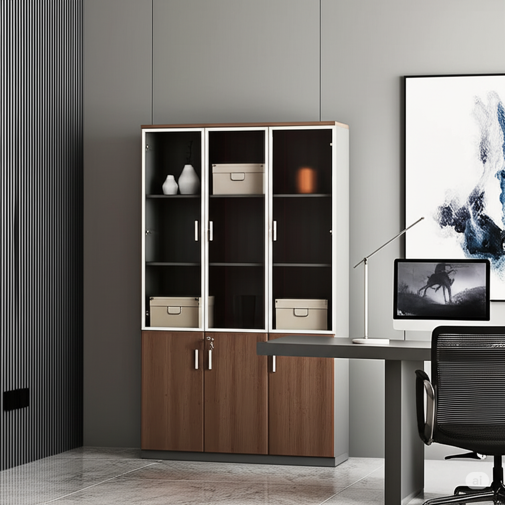 3-door cabinet, three door cabinet, storage cabinet, wooden storage cabinet, metal storage cabinet, steel cabinet, office storage cabinet, home storage cabinet, kitchen storage cabinet, bedroom storage cabinet, living room cabinet, bathroom storage cabinet, modern storage cabinet, contemporary cabinet, minimalist cabinet, multipurpose cabinet, multi purpose storage cabinet, utility cabinet, household storage cabinet, furniture cabinet, organizer cabinet, home organization furniture, office organization cabinet, file storage cabinet, document storage cabinet, lockable cabinet, secure storage cabinet, locking cabinet, display cabinet, enclosed storage cabinet, closed storage cabinet, freestanding cabinet, floor standing cabinet, tall storage cabinet, low storage cabinet, wide cabinet, compact cabinet, space saving cabinet, large storage cabinet, heavy duty cabinet, durable storage cabinet, strong cabinet, reinforced cabinet, engineered wood cabinet, MDF cabinet, laminate cabinet, plywood cabinet, solid wood cabinet, oak cabinet, walnut cabinet, teak cabinet, pine cabinet, beech cabinet, black cabinet, white cabinet, brown cabinet, grey cabinet, modern furniture cabinet, stylish storage cabinet, elegant cabinet, premium cabinet, luxury cabinet, affordable cabinet, budget cabinet, commercial storage cabinet, residential storage cabinet, industrial storage cabinet, corporate cabinet, office furniture, home furniture, kitchen furniture, storage furniture, interior furniture, cabinet with shelves, adjustable shelves cabinet, fixed shelves cabinet, multi shelf cabinet, compartment cabinet, drawer and door cabinet, cabinet with drawers, cupboard cabinet, sideboard cabinet, wardrobe cabinet style, linen cabinet, pantry cabinet, crockery cabinet, utensil storage cabinet, dish storage cabinet, food storage cabinet, stationery cabinet, supply storage cabinet, cleaning supply cabinet, utility room cabinet, garage storage cabinet, workshop cabinet, laundry cabinet, dorm room cabinet, apartment storage cabinet, small space furniture, interior storage solution, smart storage cabinet, organized storage furniture, clutter free storage, tidy home storage, functional furniture, practical storage solution, durable home cabinet, long lasting cabinet, scratch resistant cabinet, moisture resistant cabinet, easy clean cabinet, low maintenance cabinet, anti rust metal cabinet, powder coated cabinet, ventilated cabinet, modern home storage, Scandinavian cabinet, industrial style cabinet, rustic cabinet, farmhouse cabinet, aesthetic storage cabinet, clean design cabinet, premium wood cabinet, engineered furniture cabinet, quality storage furniture, high capacity cabinet, vertical storage cabinet, horizontal cabinet, modular cabinet, customizable cabinet, multi purpose furniture, space optimization furniture, home essentials cabinet, office essentials cabinet, everyday storage cabinet, efficient storage system, storage solution furniture, professional storage cabinet, business storage cabinet, commercial furniture cabinet, institutional storage cabinet, hospital storage cabinet, school storage cabinet, retail storage cabinet, hotel storage cabinet, hospitality furniture cabinet, secure document cabinet, office filing cabinet, office cupboard storage, interior organization cabinet, modern interior furniture, contemporary home furniture, stylish home storage, functional interior design, organized living furniture