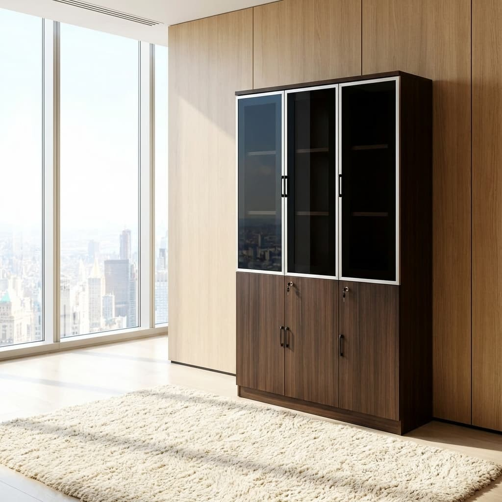 3-door cabinet, three door cabinet, storage cabinet, wooden storage cabinet, metal storage cabinet, steel cabinet, office storage cabinet, home storage cabinet, kitchen storage cabinet, bedroom storage cabinet, living room cabinet, bathroom storage cabinet, modern storage cabinet, contemporary cabinet, minimalist cabinet, multipurpose cabinet, multi purpose storage cabinet, utility cabinet, household storage cabinet, furniture cabinet, organizer cabinet, home organization furniture, office organization cabinet, file storage cabinet, document storage cabinet, lockable cabinet, secure storage cabinet, locking cabinet, display cabinet, enclosed storage cabinet, closed storage cabinet, freestanding cabinet, floor standing cabinet, tall storage cabinet, low storage cabinet, wide cabinet, compact cabinet, space saving cabinet, large storage cabinet, heavy duty cabinet, durable storage cabinet, strong cabinet, reinforced cabinet, engineered wood cabinet, MDF cabinet, laminate cabinet, plywood cabinet, solid wood cabinet, oak cabinet, walnut cabinet, teak cabinet, pine cabinet, beech cabinet, black cabinet, white cabinet, brown cabinet, grey cabinet, modern furniture cabinet, stylish storage cabinet, elegant cabinet, premium cabinet, luxury cabinet, affordable cabinet, budget cabinet, commercial storage cabinet, residential storage cabinet, industrial storage cabinet, corporate cabinet, office furniture, home furniture, kitchen furniture, storage furniture, interior furniture, cabinet with shelves, adjustable shelves cabinet, fixed shelves cabinet, multi shelf cabinet, compartment cabinet, drawer and door cabinet, cabinet with drawers, cupboard cabinet, sideboard cabinet, wardrobe cabinet style, linen cabinet, pantry cabinet, crockery cabinet, utensil storage cabinet, dish storage cabinet, food storage cabinet, stationery cabinet, supply storage cabinet, cleaning supply cabinet, utility room cabinet, garage storage cabinet, workshop cabinet, laundry cabinet, dorm room cabinet, apartment storage cabinet, small space furniture, interior storage solution, smart storage cabinet, organized storage furniture, clutter free storage, tidy home storage, functional furniture, practical storage solution, durable home cabinet, long lasting cabinet, scratch resistant cabinet, moisture resistant cabinet, easy clean cabinet, low maintenance cabinet, anti rust metal cabinet, powder coated cabinet, ventilated cabinet, modern home storage, Scandinavian cabinet, industrial style cabinet, rustic cabinet, farmhouse cabinet, aesthetic storage cabinet, clean design cabinet, premium wood cabinet, engineered furniture cabinet, quality storage furniture, high capacity cabinet, vertical storage cabinet, horizontal cabinet, modular cabinet, customizable cabinet, multi purpose furniture, space optimization furniture, home essentials cabinet, office essentials cabinet, everyday storage cabinet, efficient storage system, storage solution furniture, professional storage cabinet, business storage cabinet, commercial furniture cabinet, institutional storage cabinet, hospital storage cabinet, school storage cabinet, retail storage cabinet, hotel storage cabinet, hospitality furniture cabinet, secure document cabinet, office filing cabinet, office cupboard storage, interior organization cabinet, modern interior furniture, contemporary home furniture, stylish home storage, functional interior design, organized living furniture