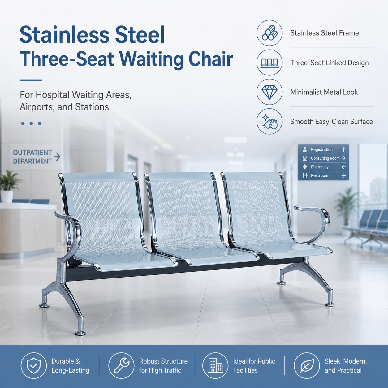 3-Link Waiting Bench, three link waiting bench, office waiting bench, reception waiting bench, visitor seating bench, waiting area chair, public seating bench, commercial waiting bench, airport waiting bench, hospital waiting bench, clinic waiting bench, lobby seating bench, reception area seating, office reception furniture, modern waiting bench, premium waiting bench, metal waiting bench, steel waiting bench, durable waiting bench, heavy duty waiting bench, comfortable waiting bench, ergonomic waiting bench, long waiting chair, connected waiting chairs, linked waiting seats, three seat waiting bench, three person waiting bench, three seater bench, 3 seater waiting chair, multi seat waiting bench, guest seating bench, visitor chair bench, public waiting chair, indoor waiting bench, commercial seating furniture, office furniture, reception furniture, lobby furniture, modern office furniture, professional waiting area furniture, corporate waiting furniture, business reception seating, executive reception bench, stylish waiting room bench, contemporary waiting bench, luxury waiting bench, minimalist waiting bench, space saving waiting bench, compact waiting bench, strong seating solution, quality waiting bench, premium seating solution, institutional seating, healthcare waiting furniture, medical waiting bench, hospital reception seating, clinic waiting room chair, school waiting bench, university waiting seating, government office seating, bank waiting bench, customer waiting bench, customer service seating, public area furniture, visitor seating solution, office visitor furniture, waiting room furniture, reception seating solution, commercial waiting area, durable public seating, maintenance free bench, easy clean waiting bench, powder coated bench, stainless steel waiting bench, metal frame waiting bench, leather waiting bench, cushioned waiting bench, padded waiting bench, comfortable visitor seating, ergonomic guest seating, modern lobby seating, office lobby bench, reception lobby furniture, entrance seating bench, front desk seating, waiting lounge furniture, lounge waiting bench, business lounge seating, premium lobby furniture, designer waiting bench, elegant reception bench, functional waiting furniture, professional seating furniture, workplace furniture, office interior furniture, interior seating solutions, modern interior furniture, furniture for reception area, furniture for waiting room, furniture for public spaces, furniture for commercial spaces, furniture for offices, furniture for hospitals, furniture for clinics, furniture for schools, furniture for airports, furniture for banks, furniture supplier, waiting bench supplier, office furniture supplier, commercial furniture supplier, reception furniture supplier, waiting chair manufacturer, office seating manufacturer, premium bench manufacturer, buy waiting bench, waiting bench online, waiting bench price, waiting bench collection, waiting bench design, waiting bench ideas, best waiting bench, affordable waiting bench, premium waiting bench design, modern seating design, ergonomic seating design, durable seating furniture, long lasting waiting bench, high quality waiting bench, professional waiting chair, executive waiting seating, 3 link bench, 3 link chair, 3 link seating, linked reception chairs, linked visitor chairs, connected guest chairs, connected office seating, three linked chairs, three connected seats, three module waiting bench, modular waiting bench, modular reception seating, expandable waiting seating, commercial link seating, public link chair, office link chair, airport terminal seating, railway waiting bench, transport waiting seating, customer lounge seating, reception lounge bench, waiting hall seating, lobby bench seating, entryway seating, modern public seating, ergonomic public seating, premium public seating, durable lobby bench, office waiting solution, visitor management seating, organized waiting area, comfortable waiting environment, advanced waiting bench, smart office seating, innovative reception furniture, corporate waiting area, business waiting room furniture, professional lobby setup, modern workspace furniture, reception area design, office design furniture, premium workplace seating.